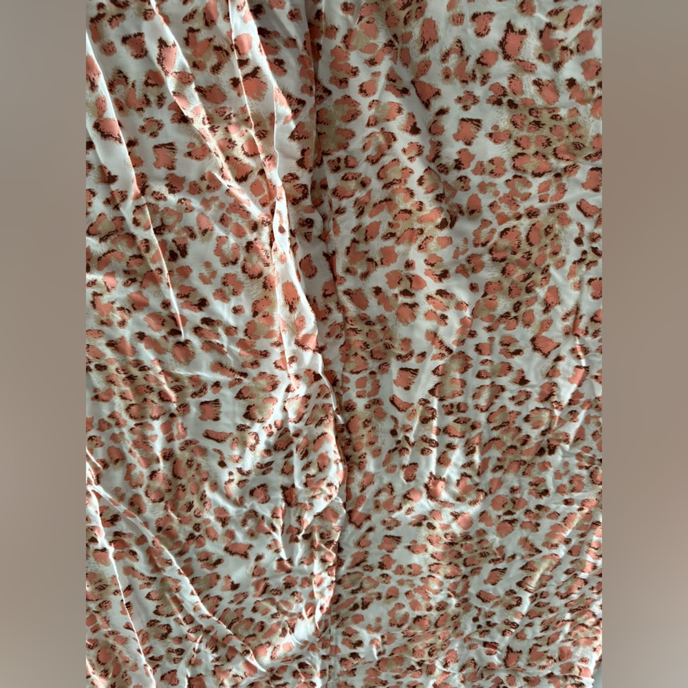 Esqualo Pink Leopard Midi Skirt NWT - Picture 8 of 16